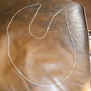 Women's Long Sterling Silver Necklace
